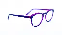 Monture cerclée Bunoviata violet design browline - luxe optique dakar.webp