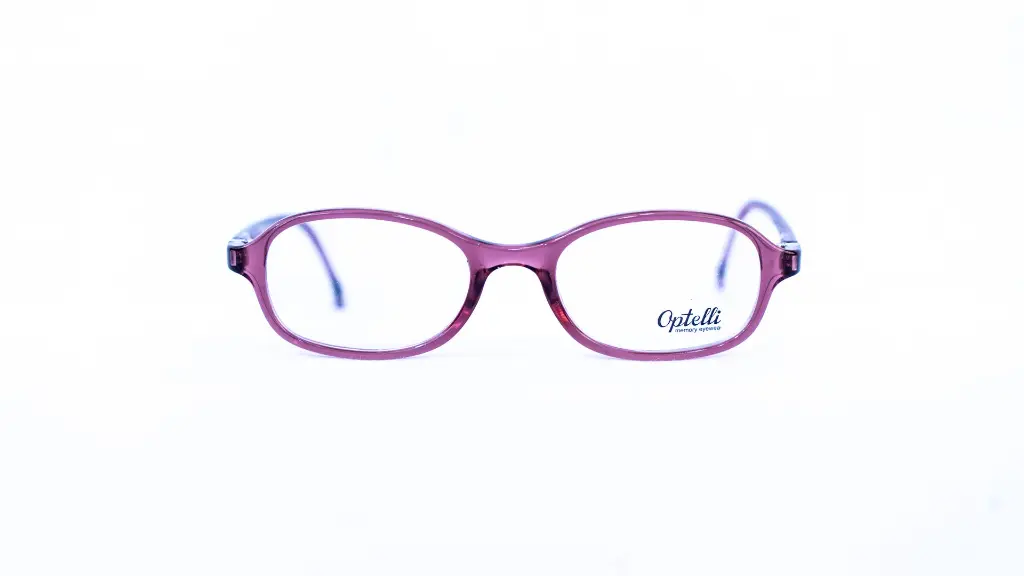 Lunette de vue Optelli fille marron clair vue de face-luxe optique.webp