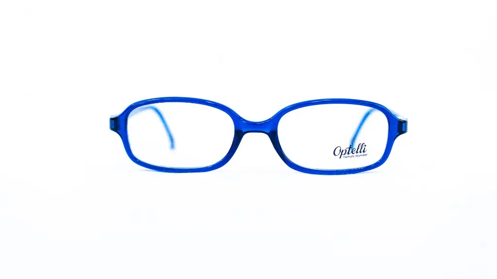 Lunette de vue enfant Optelli bleue – vue de face.webp