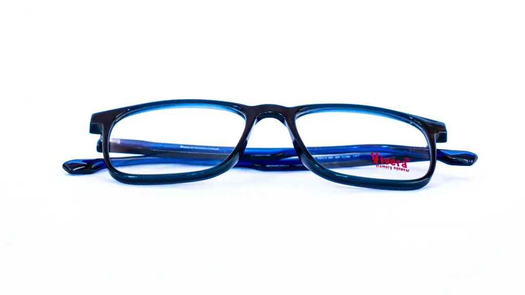 Monture Vivera homme carrée bleue – Luxe Optique Dakar.webp