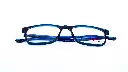 Monture Vivera homme carrée bleue – Luxe Optique Dakar.webp