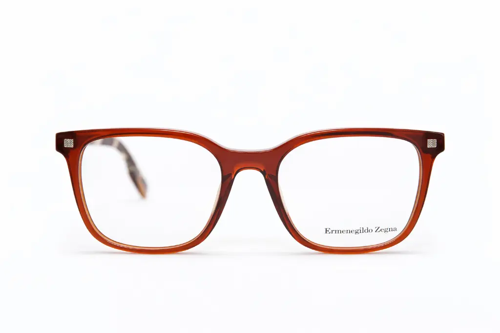 Lunette de vue femme Ermenegildo Zegna marron chez Luxe Optique Dakar VDN.webp
