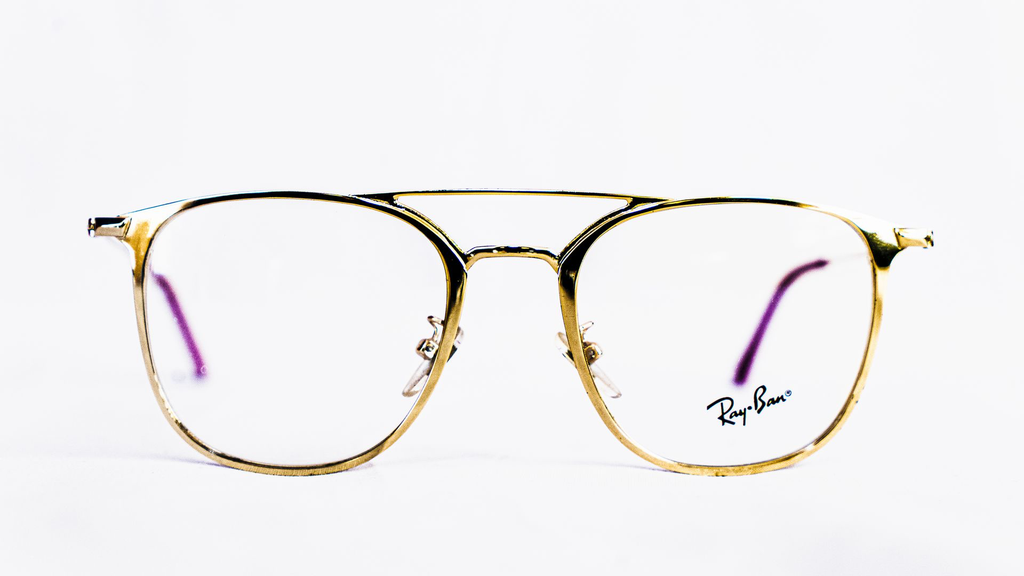 Lunette Ray-Ban aviateur dorée – Luxe Optique Dakar