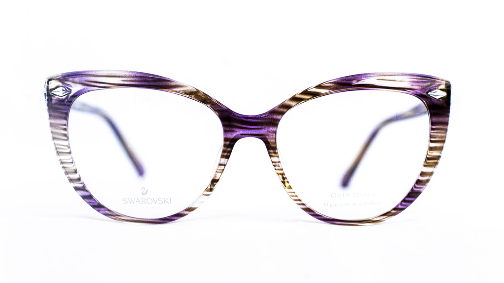 Monture Swarovski violette papillon – LUXE OPTIQUE Dakar