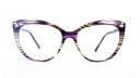 Monture Swarovski violette papillon – LUXE OPTIQUE Dakar