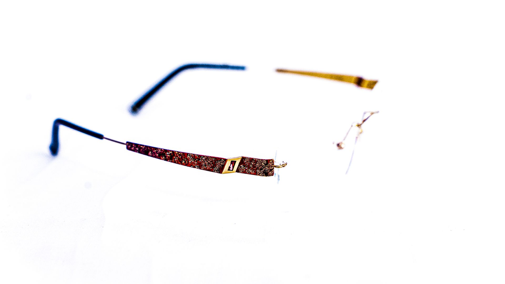 Lunette Flair rose rectangulaire – Luxe Optique