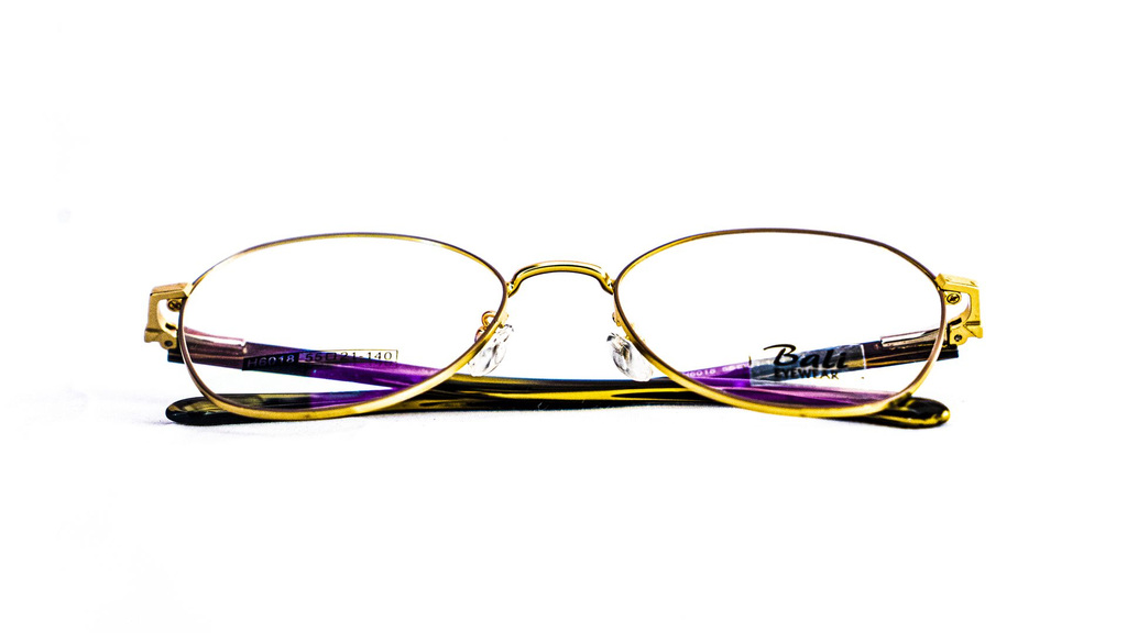 Monture ovale dorée Bali – Dakar VDN