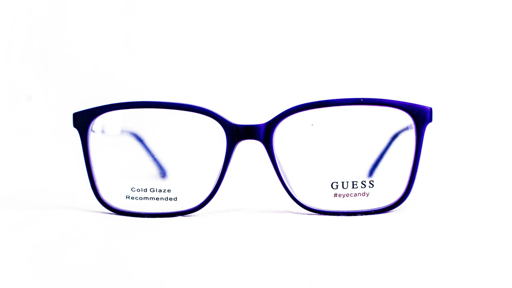 Monture rectangulaire Guess violet – Vue femme Dakar