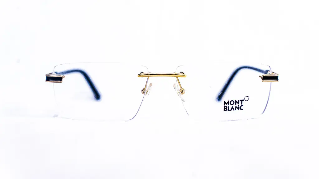 Lunette Mont Blanc non-cerclée – Luxe Optique Dakar