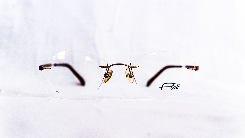 Monture beige Flair non-cerclée – Dakar VDN