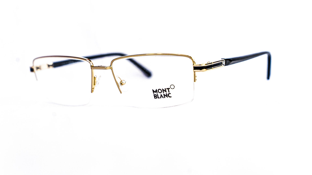 Mont Blanc rectangulaire métal – Luxe Optique