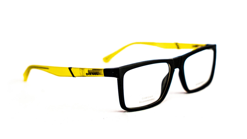 Monture Diesel rectangulaire acétate – Vue de profile