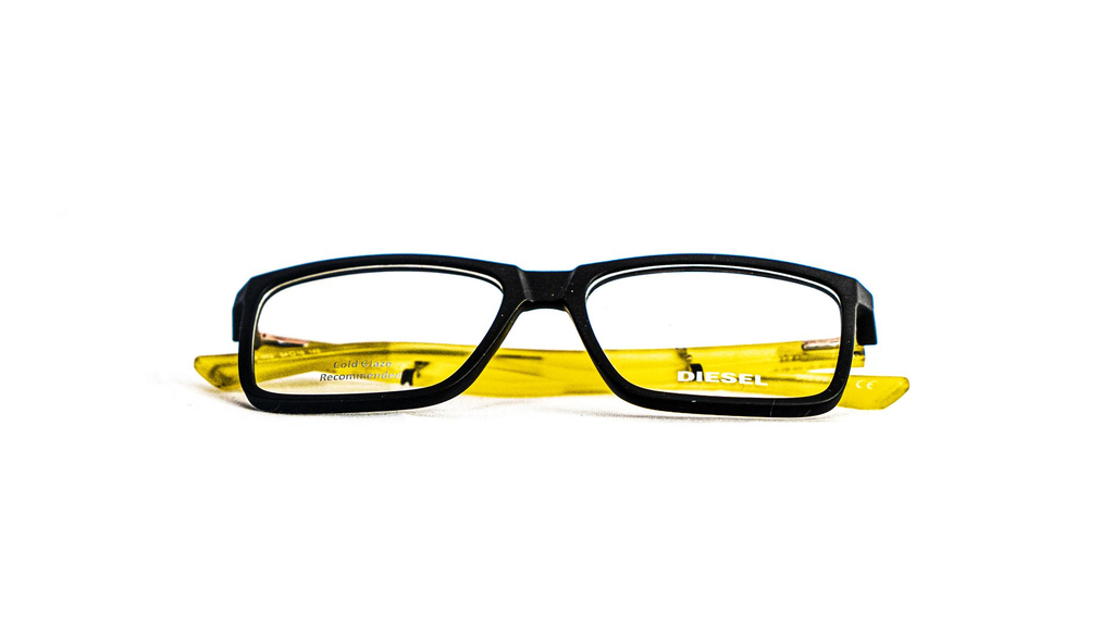 Monture Diesel noir-jaune – Opticien Luxe Optique