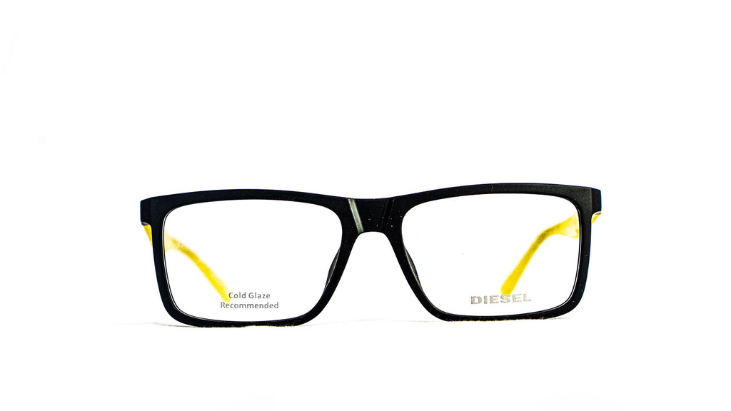 Lunette Diesel noir-jaune homme – Luxe Optique Dakar