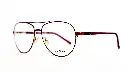 Lunette Guess homme – Monture aviateur rouge