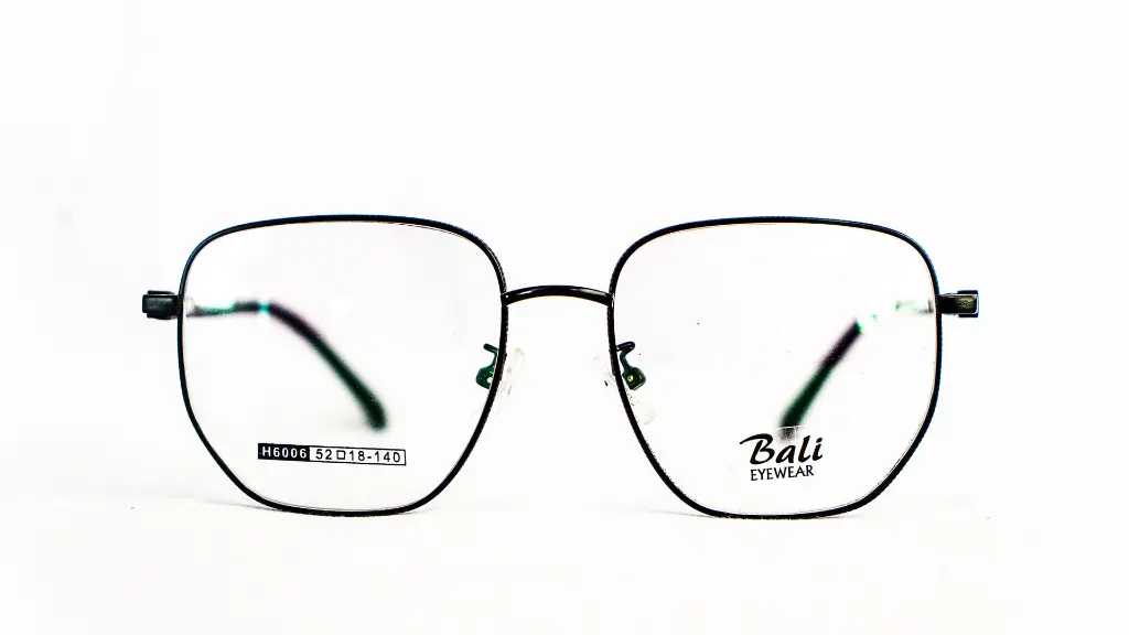 Vue de face monture Bali noire