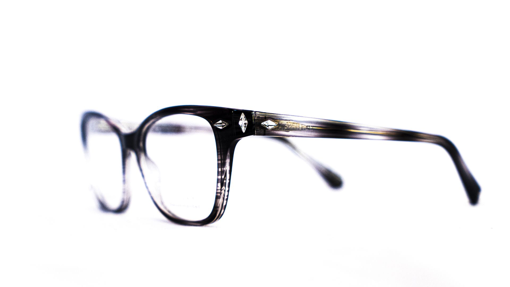 Lunette Swarovski femme – modèle papillon bicolore