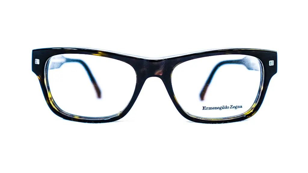 Monture Ermenegildo Zegna rectangulaire noire chic – Opticien Dakar VDN
