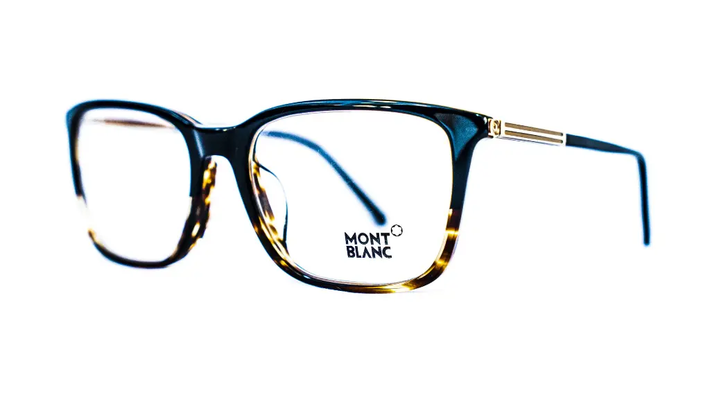 Monture Mont Blanc rectangulaire chic – Opticien Dakar Mermoz
