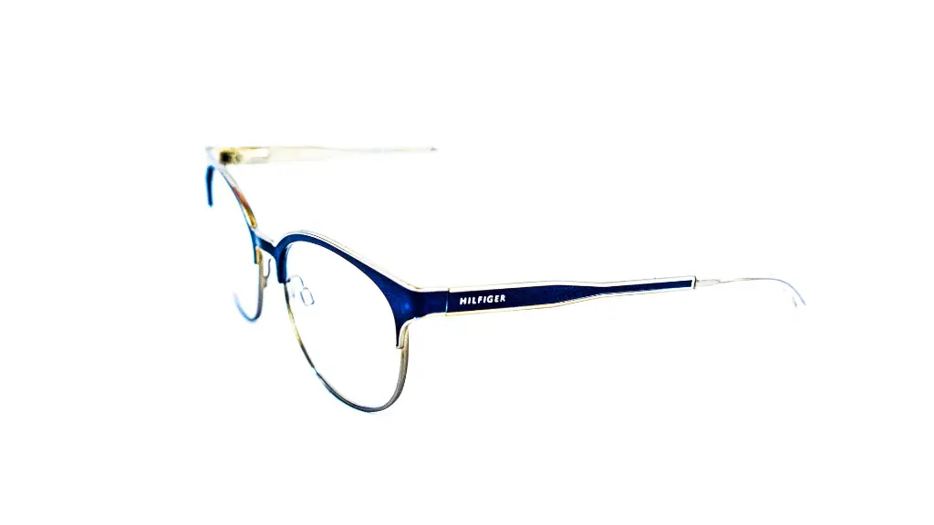 Lunettes Tommy Hilfiger bleues tendance – Showroom Luxe Optique