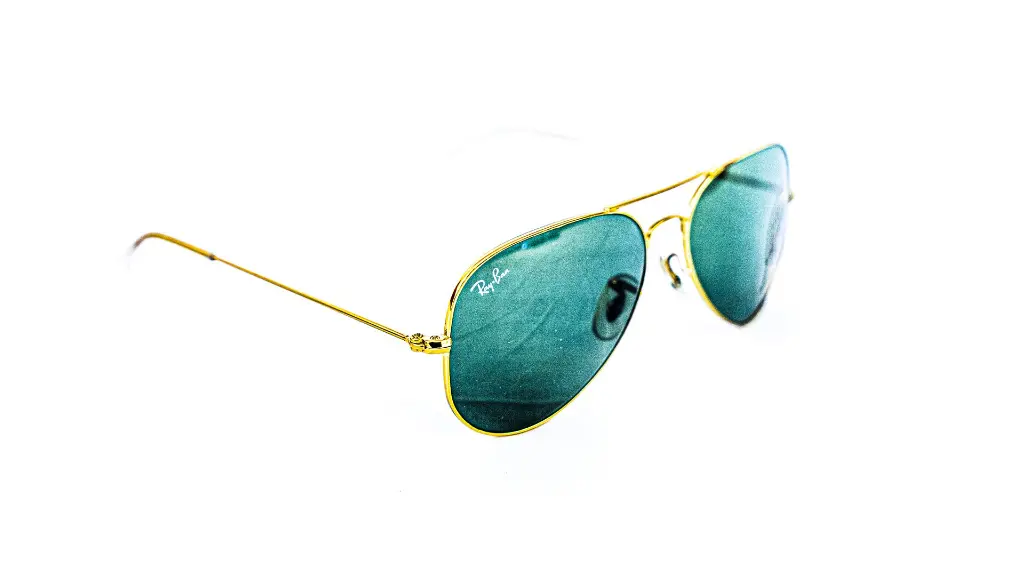 Lunette de soleil Ray-Ban aviateur dorée unisexe