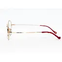 Détail métal doré – brillance et finesse chez luxe optique.webp