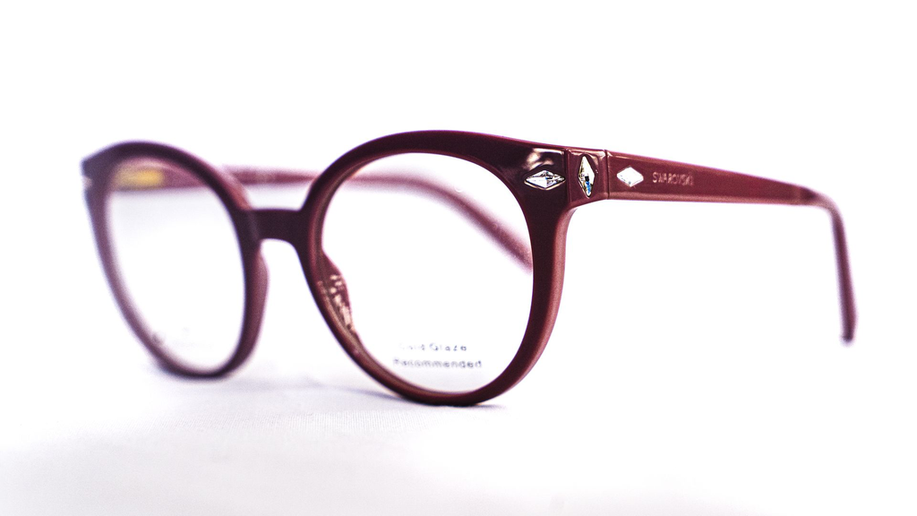 Monture Swarovski pantos rose femme