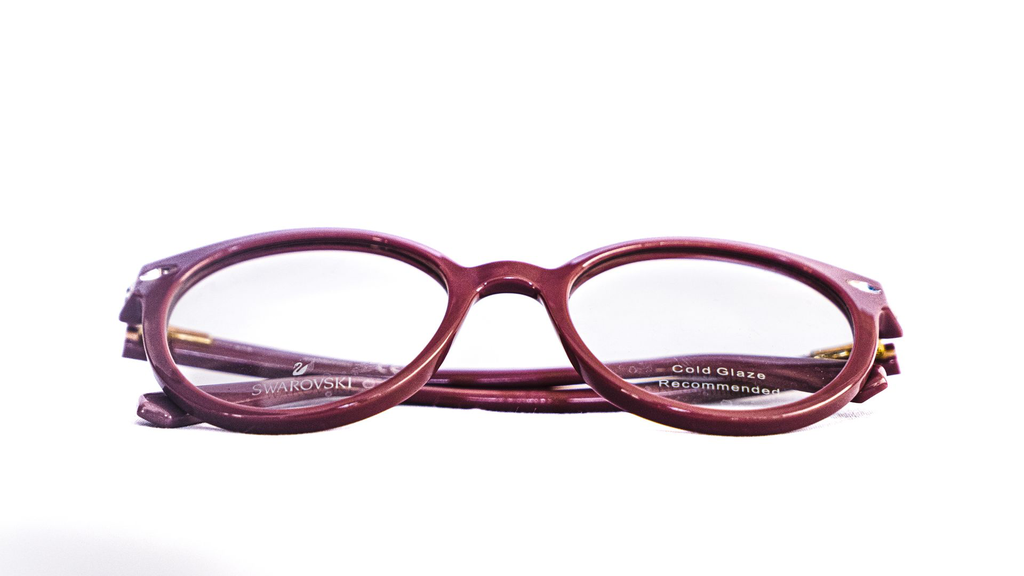 Lunette Swarovski rose forme pantos