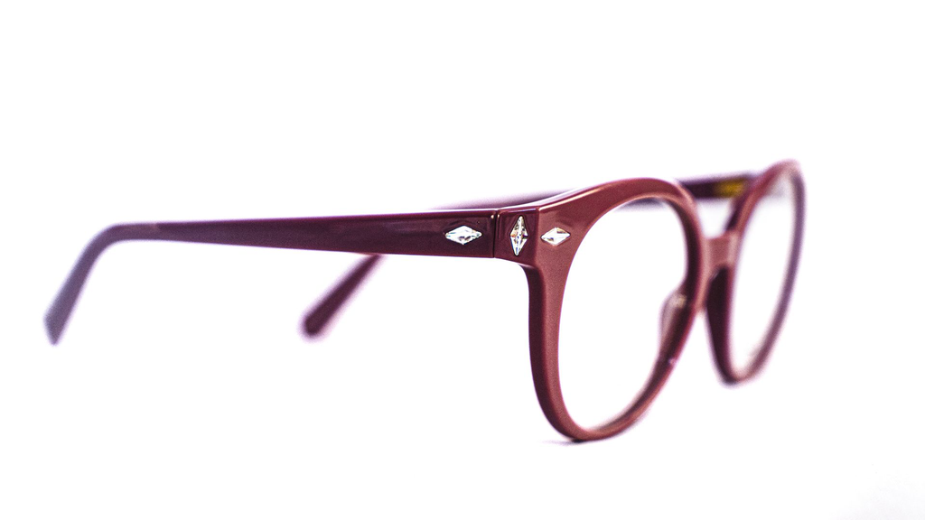 Monture élégante Swarovski rose femme