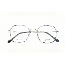 Lunette Dacchi ovale couleur argent et bleu clair.webp