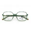 Lunette Bruno Botti carrée couleur verte exposée chez luxe optique.webp