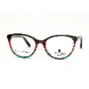 Lunette Bruno Botti papillon multicolore chez luxe optique.webp