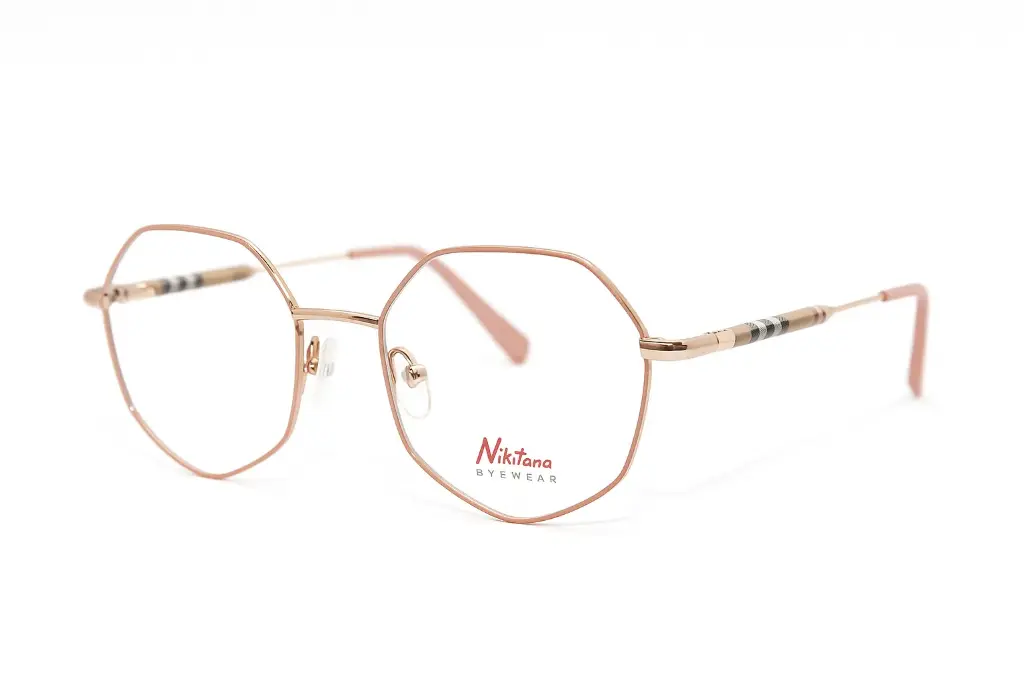 Monture Métal Nikitana Rose – Luxe Optique VDN.webp