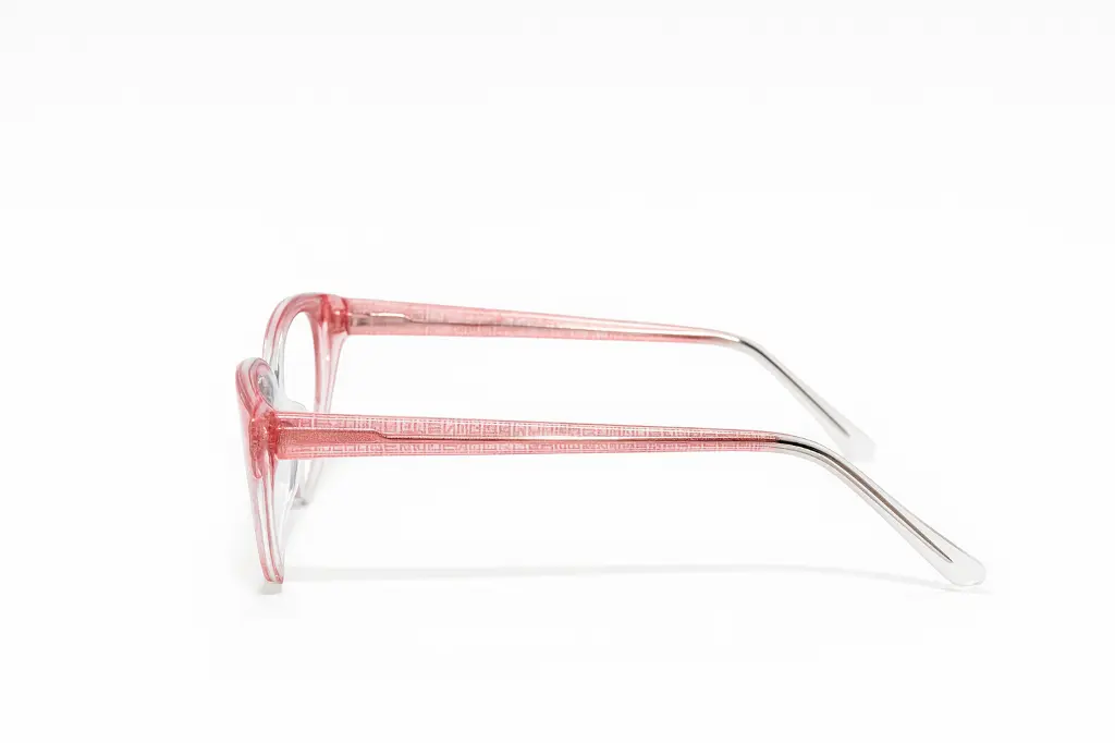 Dacchi rose translucide papillon – Luxe Optique Corniche.webp