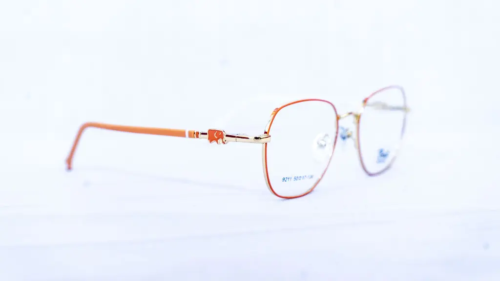 Lunette de vue enfant Bali orange – vue de face | luxe optique vdn