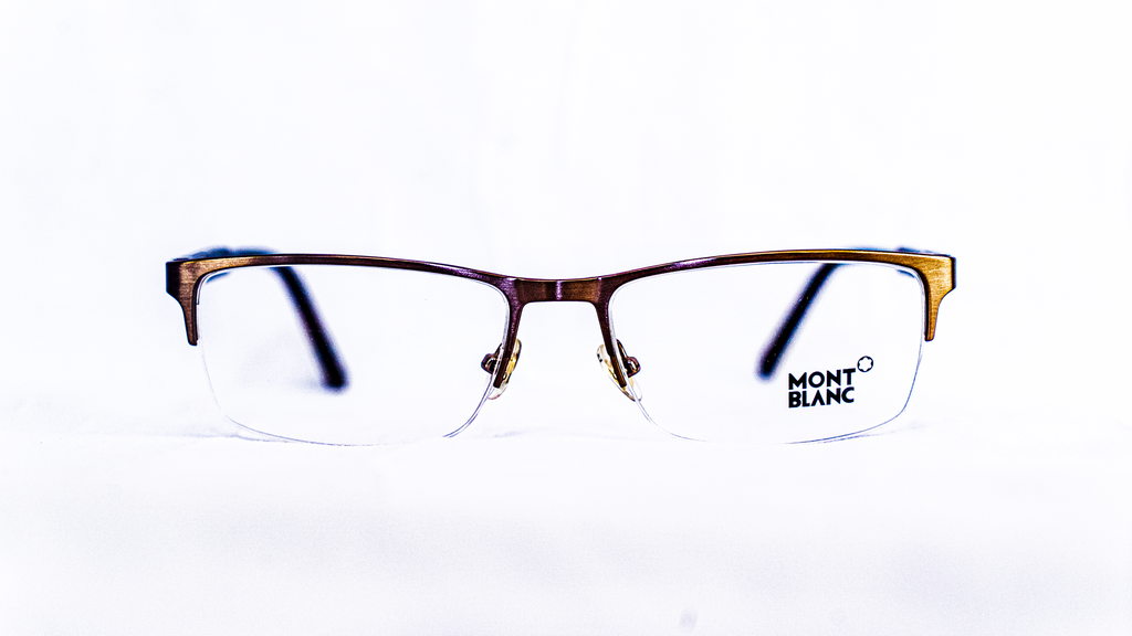 Monture Homme Mont Blanc  Semi-Cerclée