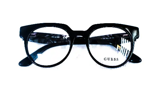 🕶️ Monture de vue Guess femme – Ovale noire cerclée Dakar